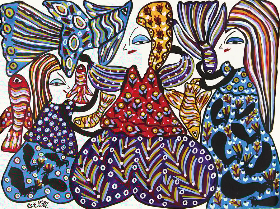 Baya's artwork
