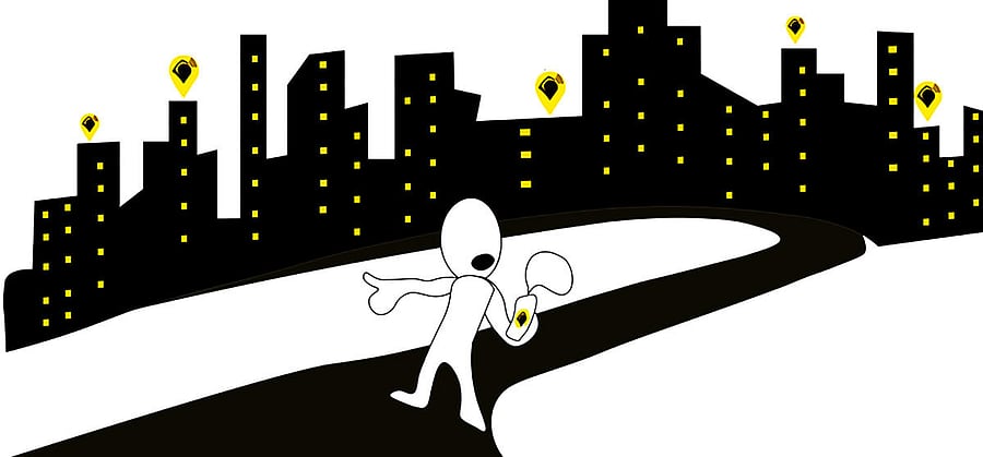 Gridlle provides a curated content with local links unlike Google which is more extensive and general in nature