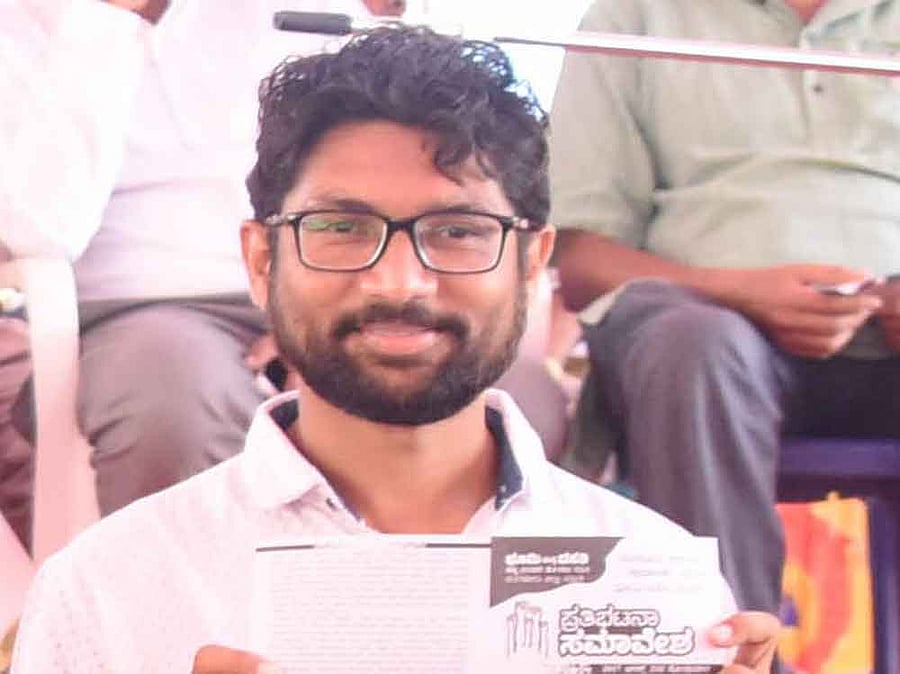 Gujarat MLA Jignesh Mevani. DH file photo.