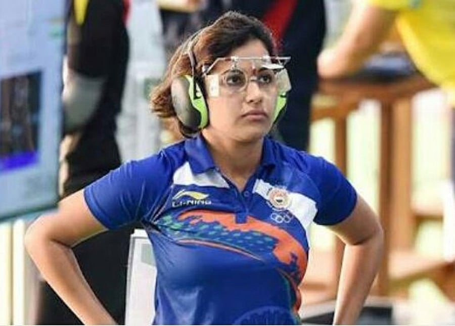 Manu Bhaker. Twitter photo.