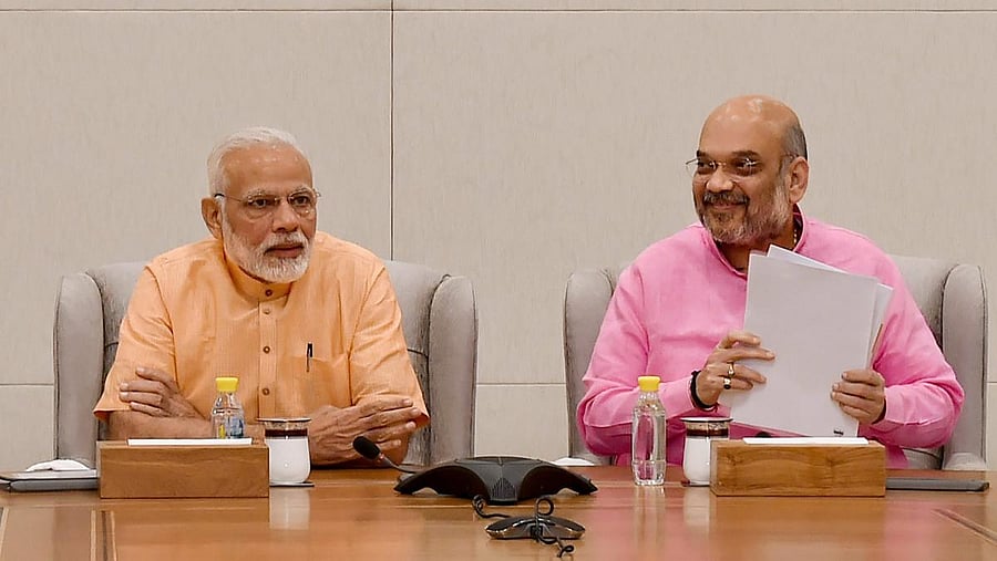 Prime Minister Narendra Modi and BJP President Amit Shah, PTI file photo