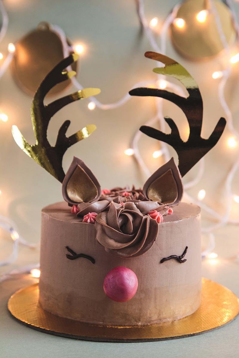 A cake baked by Uthishta Kumar.