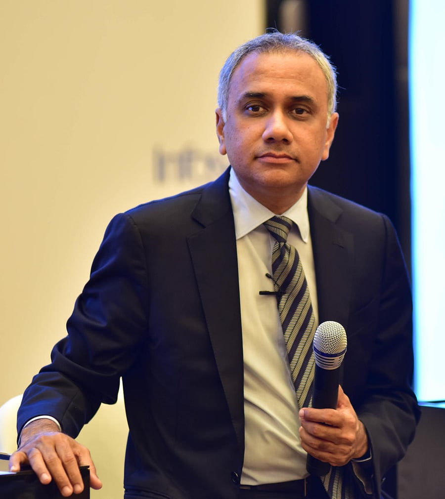 Salil Parekh. DH Photo