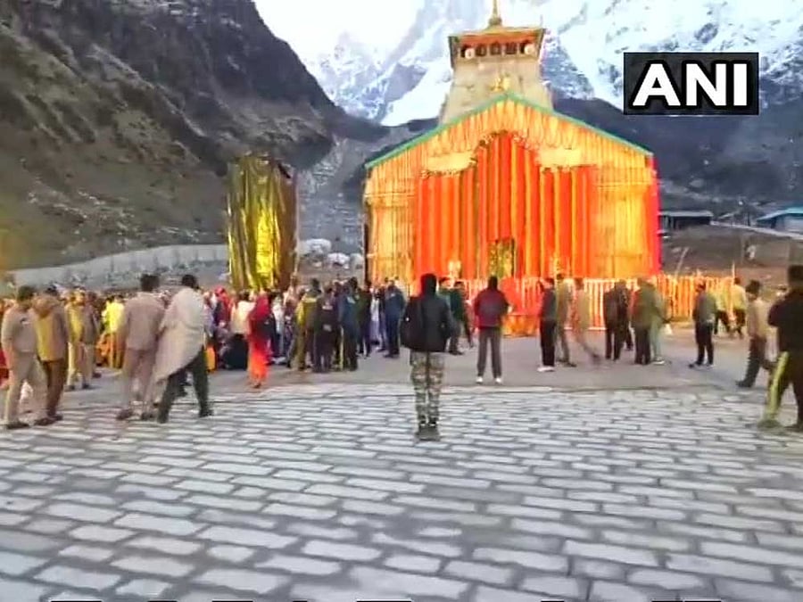 Kedarnath temple, image courtesy ANI