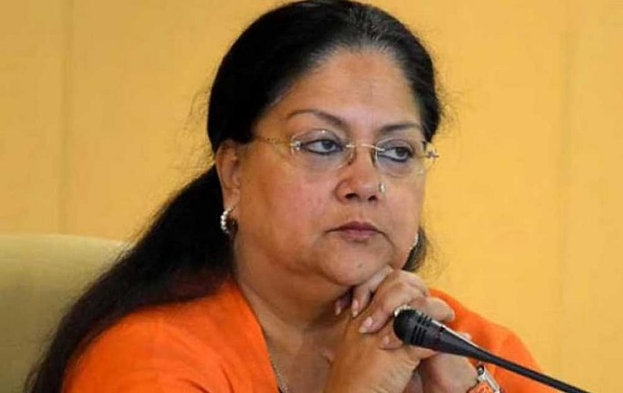 CM Vasundhara Raje. PTI file photo