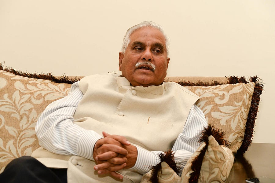 Retired Justice V Gopalagowda. Photo By/ Satish Badiger