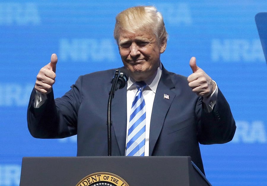 President Donald Trump. PTI/AP Photo