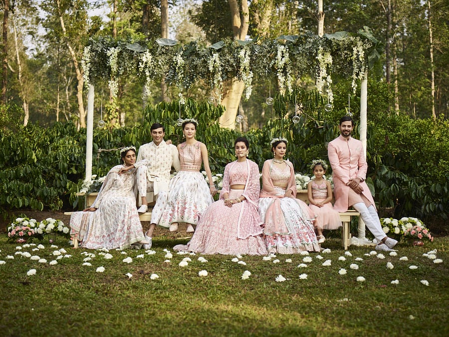 Krutika Bolaki’s recent set design for designer Anita Dongre’s spring-summer collection.