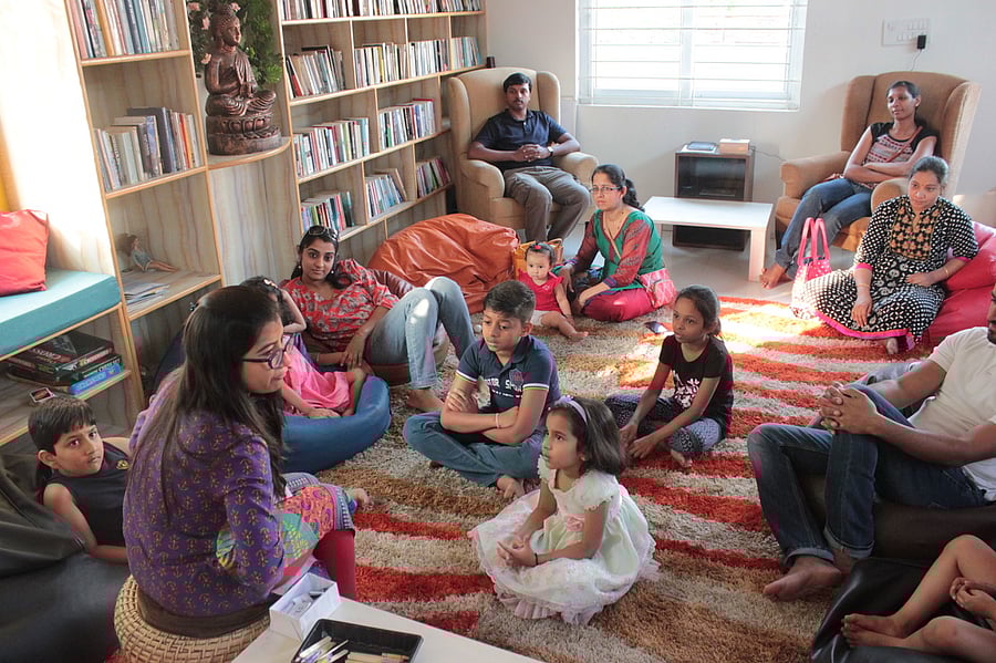 A session in progress at Dialogues in Koramangala.