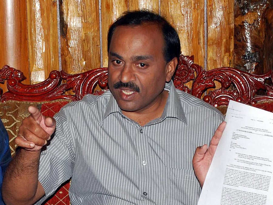 Mining baron G Janardhana Reddy, DH file photo