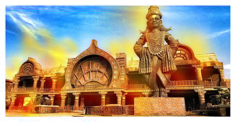 Some of the sets at ND’s Film World, India's first Bollywood theme park, in Maharashtra.