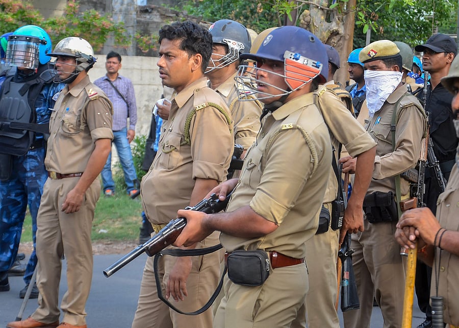 Sanjiv Teotia, a cop in the crime branch, who had a dispute with his colleague over the distribution of the commission, uploaded the entire rate card of the Noida police on the social networking sites. PTI file photo