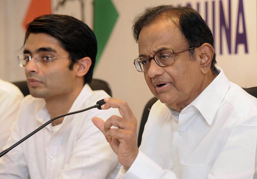 Senior Congress leader P Chidambaram. (PTI file photo)