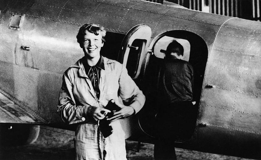 Amelia Earhart. Image Courtesy: Wikimedia Commons
