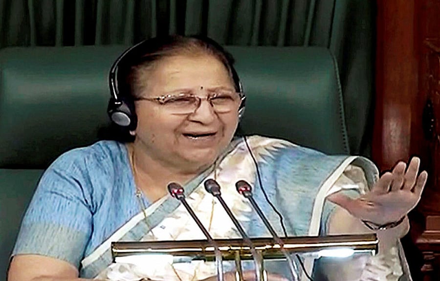 Lok Sabha Speaker Sumitra Mahajan on Tuesday accepted the resignations of BJP MPs B S Yeddyurappa and B Sriramulu following their election to the Karnataka Legislative Assembly, Lok Sabha Secretariat sources said. PTI file photo