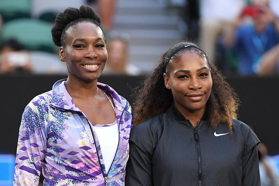 Venus (left) and Serena Williams