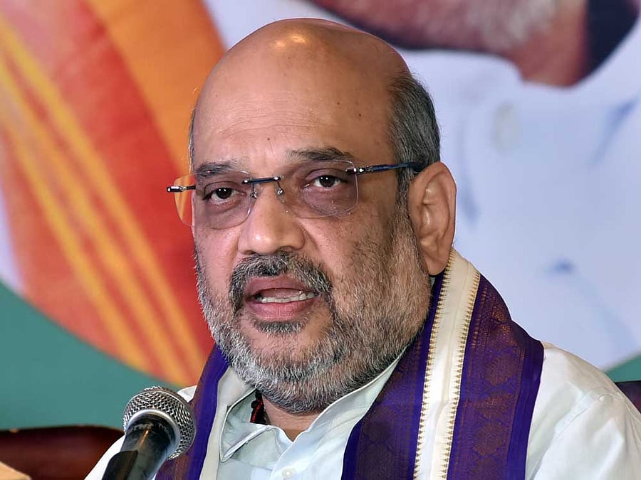 BJP chief Amit Shah. DH Photo.