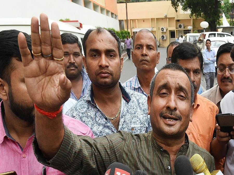 The charge comes shortly after BJP's Kuldeep Singh Senger was charged for rape among other crimes.