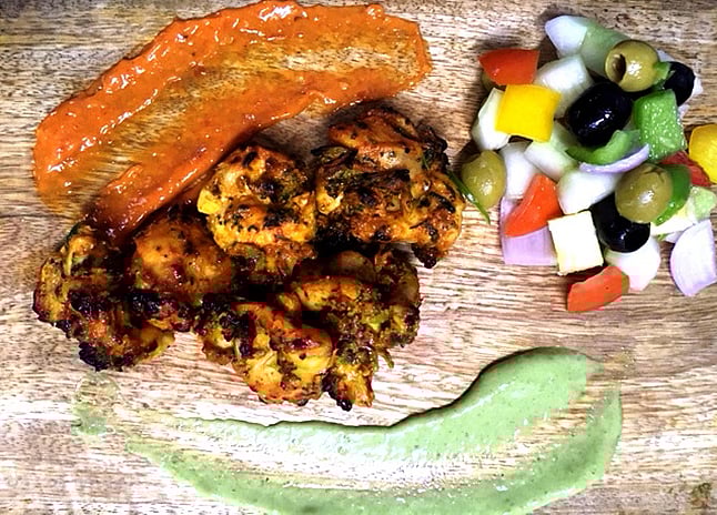 Mirch Methi Murgh Tikka