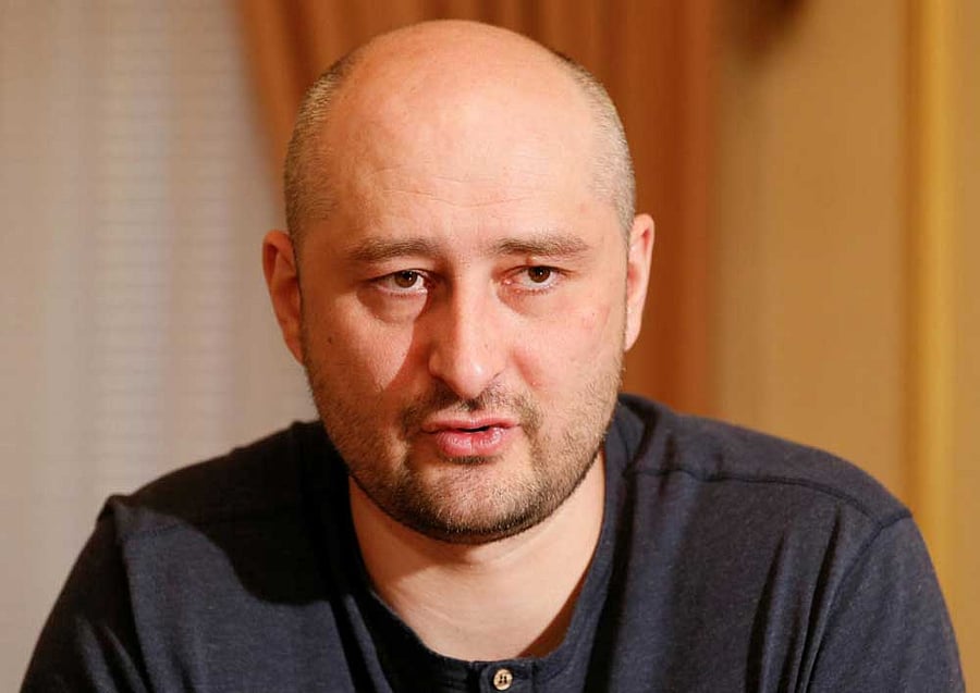 Ukraine's security services said his death was faked to foil an assassination plot by Moscow, but Russian officials reacted with anger to what they branded an "anti-Russian provocation". Reuters Photo