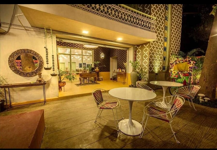 ‘Just Be’ cafe is characterised by spacious outdoor seating.