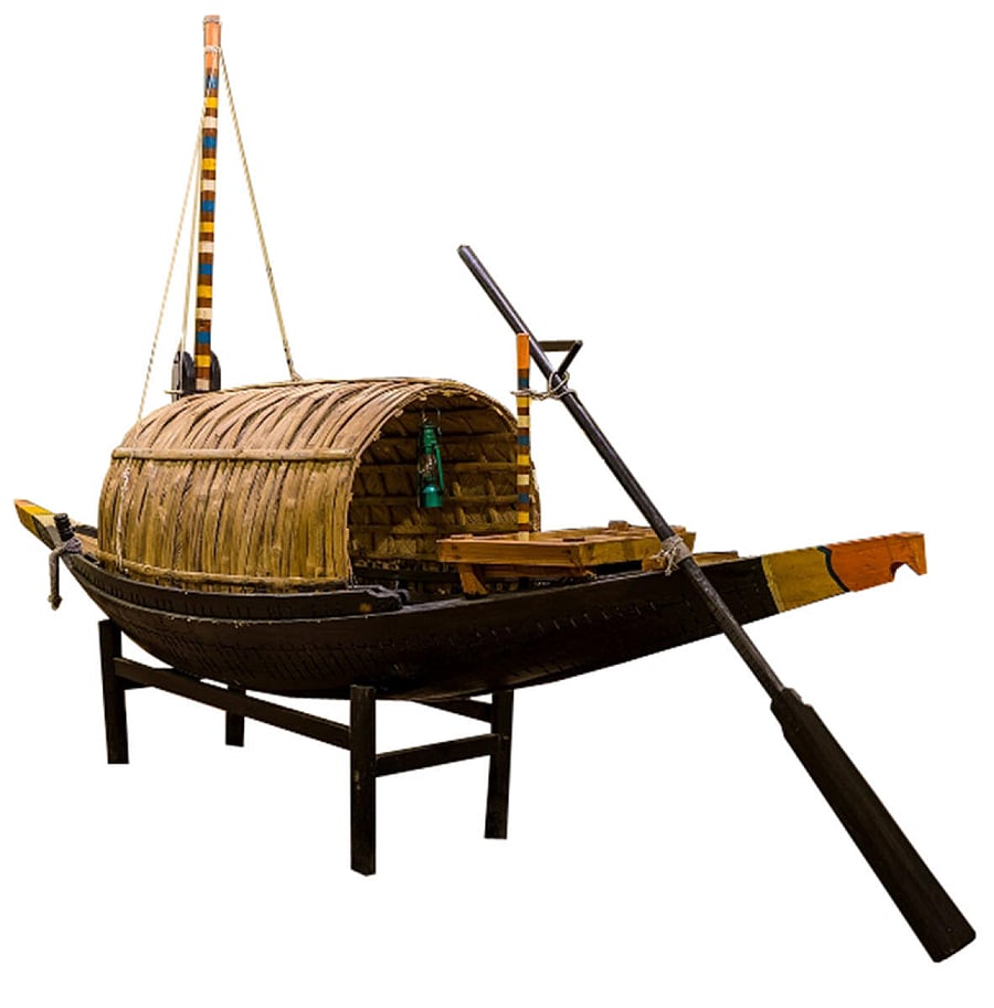 An exhibit at the Boat Museum, West Bengal
