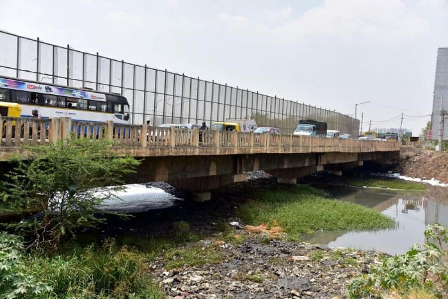 A file photo of the Varthur bridge