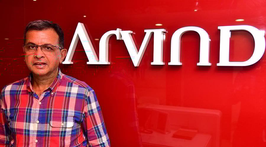 Suresh J , MD and CEO, Arvind Lifestyle Brands Limited, at his Office in Bengaluru. DH PHoto: B H Shivakumar