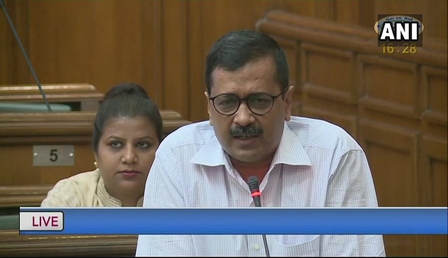 Delhi Chief Minister Arvind Kejriwal. ANI photo.