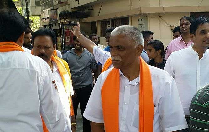 BJP candidate B N Prahlad Babu