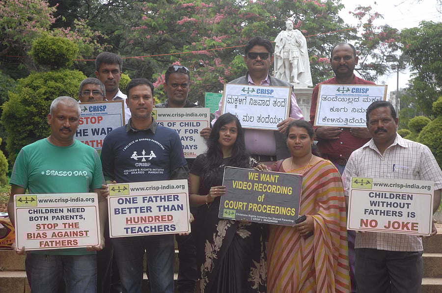 For 11 years, an NGO called CRISP has been protesting on the eve of Father’s Day. This picture is from last year