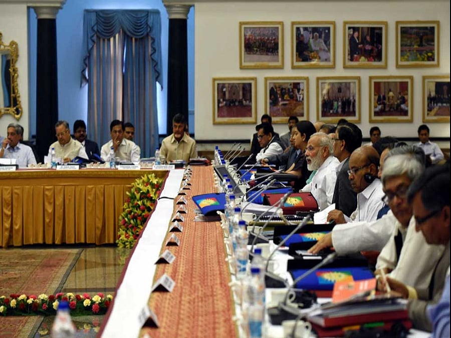 The development agenda for 'New India 2022' is also expected to be approved in the meeting, according to it. File photo. Source: Twitter