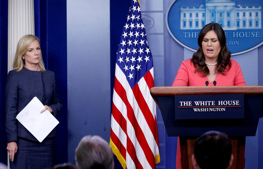 Sarah Sanders. Reuters file photo,