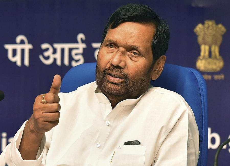 Food and Civil Supplies Minister Ram Vilas Paswan. (PTI Photo)