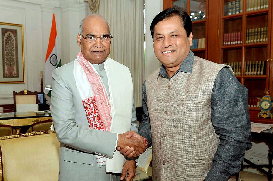 Sonowal also ruled out any possibility of violence after the publication of the NRC on Saturday saying adequate forces were deployed across the state to deal with any situation. (PTI file photo)