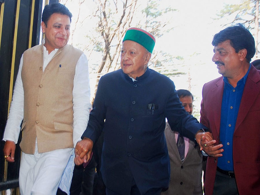 Former Chief Minister Virbhadra Singh, PTI file photo