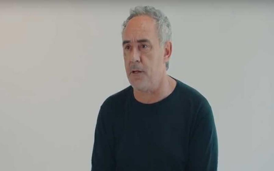 The Catalan, whose elBulli restaurant was named the best on the planet a record five times is out to prove that the wildly experimental dishes he pioneered there still cut the mustard. (Screengrab)