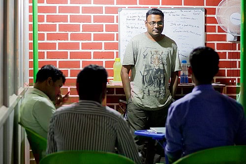 Speak in Banashankari offers a one-month course to learn the langauge.