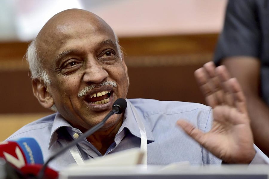 Former Indian Space Research Organisation (ISRO) Chairman A S Kiran Kumar. (PTI file photo)