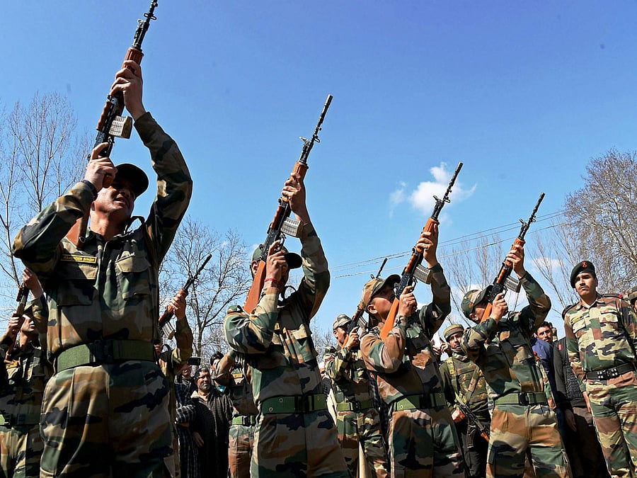 Out of the total requirement close to 72,400 assault rifles and 93,895 carbines are to be procured on fast track basis. PTI file photo for representation.