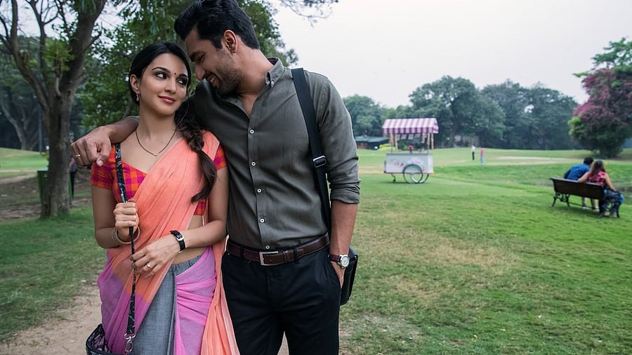 Kiara Advani and Vicky Kaushal in Karan Johar’s short.  
