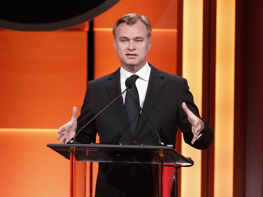 The film, which was the second in director Christopher Nolan's (above) The Dark Knight Trilogy, will be screened in select IMAX theatres in Los Angeles, New York City, San Francisco and Toronto. Reuters file photo.