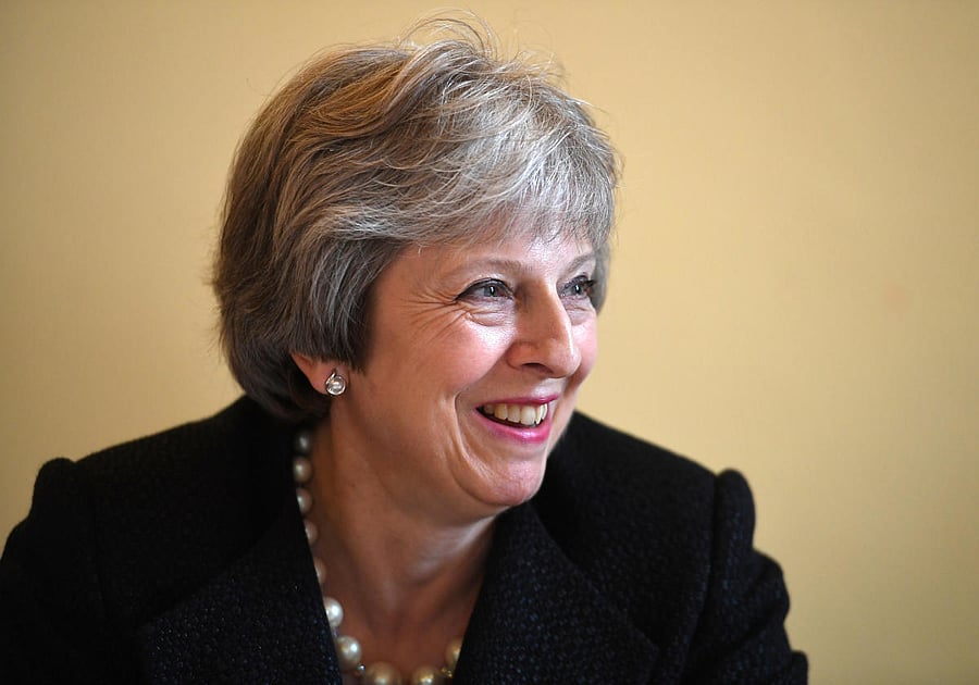 Britain's Prime Minister Theresa May visits Belleek Pottery, in St Belleek, Fermanagh, Northern Ireland. Reuters file phtoo