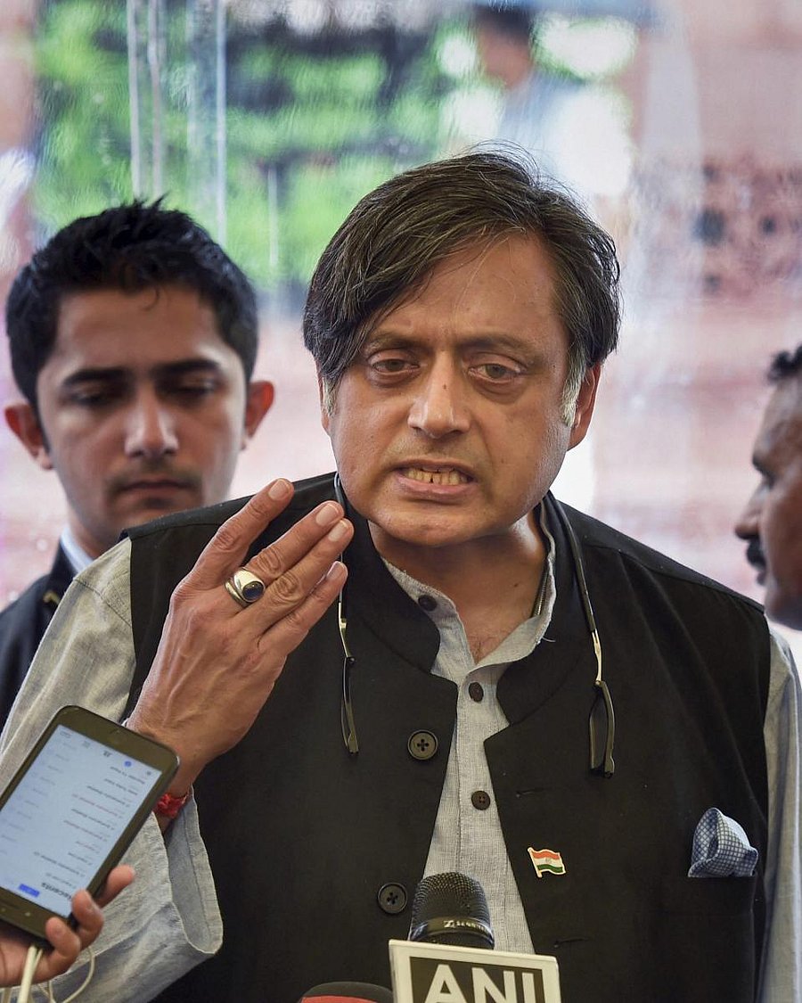 Congress leader Shashi Tharoor. (PTI Photo)