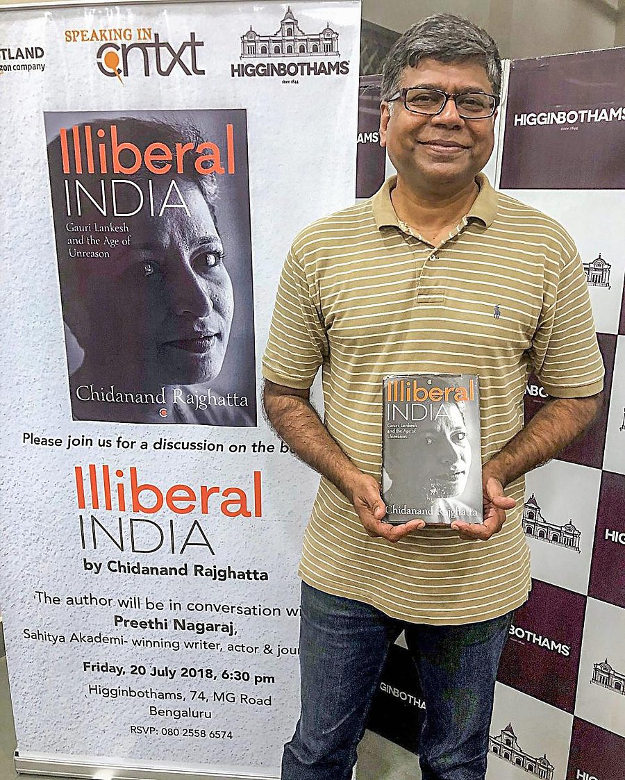 Author and journalist,Chidanand Rajghatta. PTI file photo