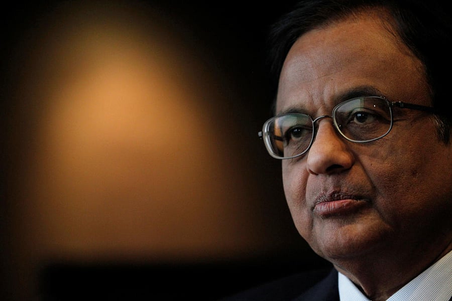 Congress leader P Chidambaram. PTI file photo