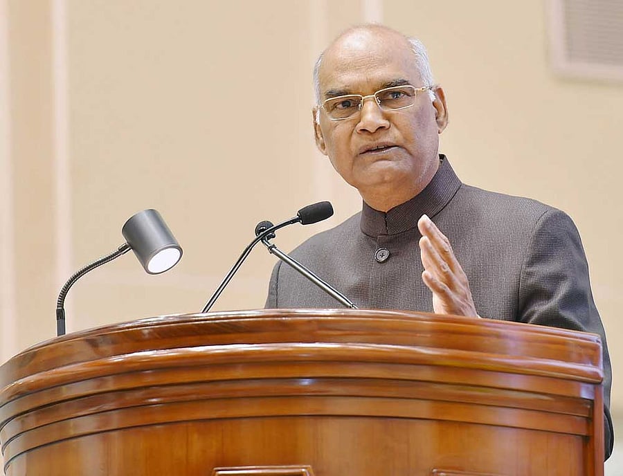 In picture: President Ramnath Kovind. PTI file photo. 