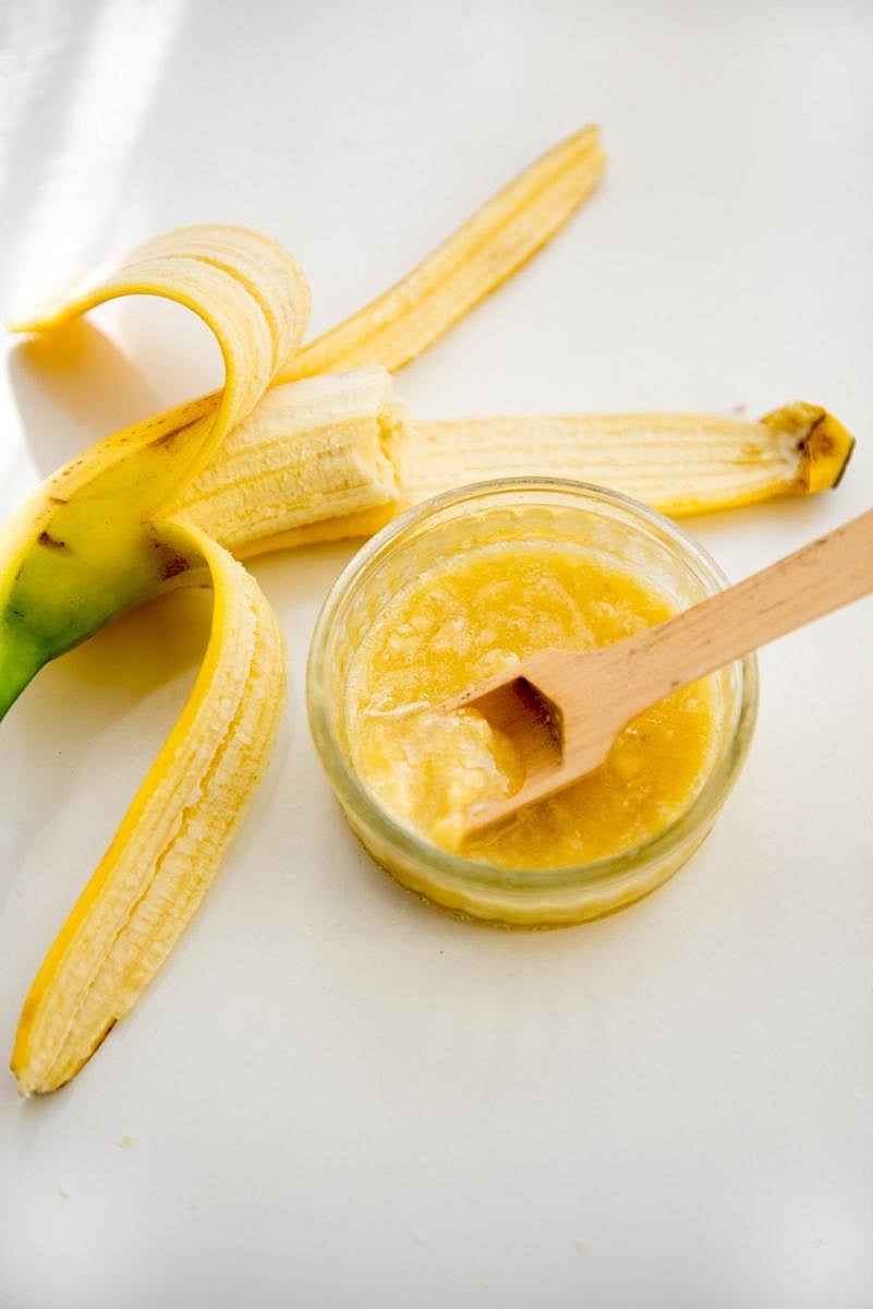 Banana body and face mask