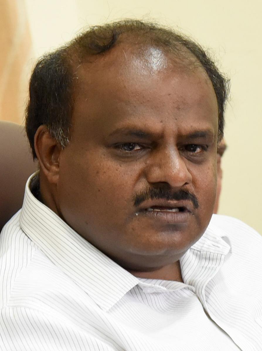 Chief Minister H D Kumaraswamy. DH photo. 
