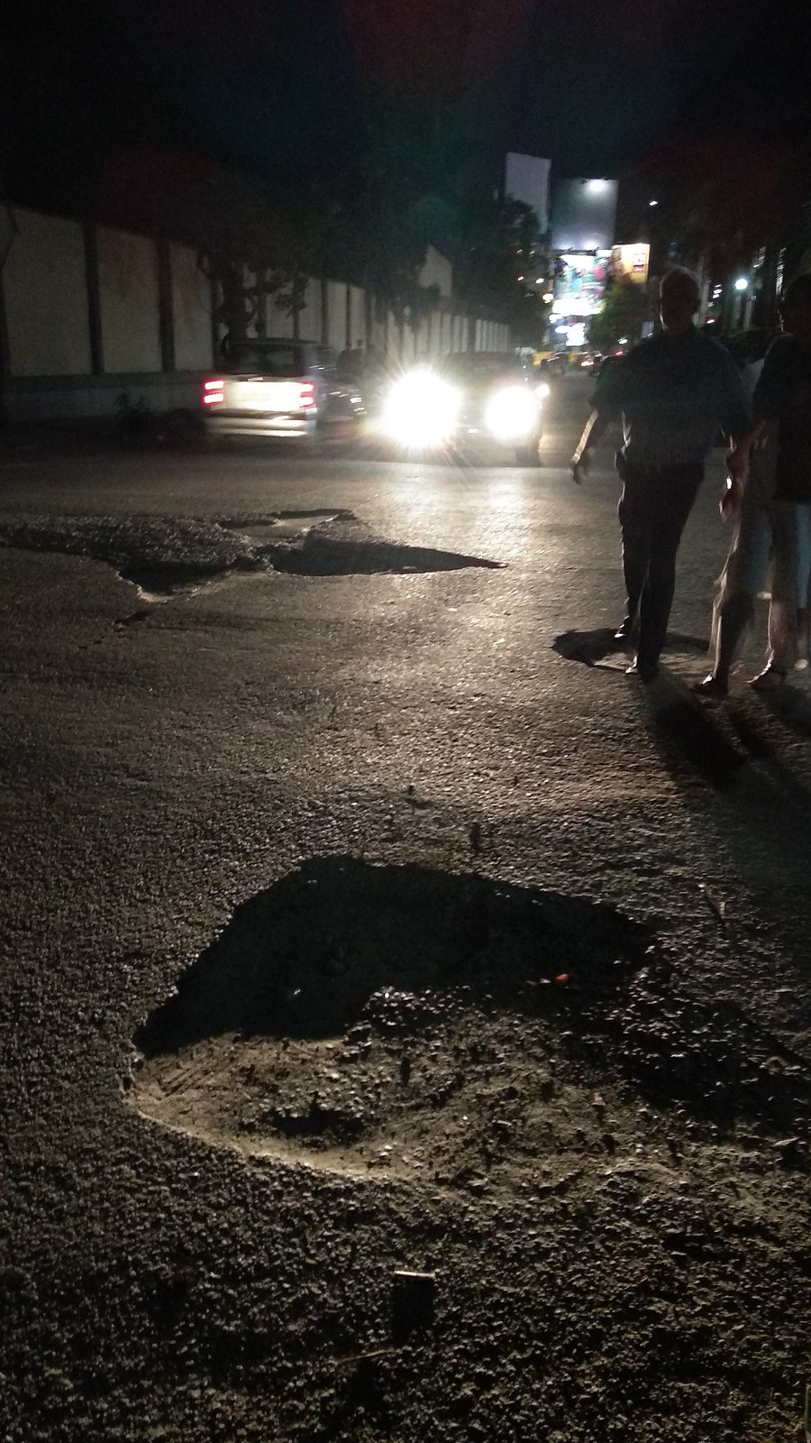 Near Garuda Mall: No one has fixed this since July 14, when we complained.